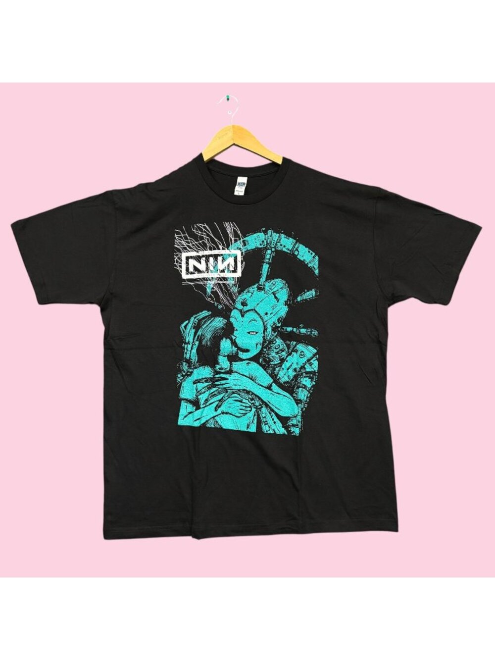NIN Nine Inch Nails The Fragile Industrial Rock Band Tee XL